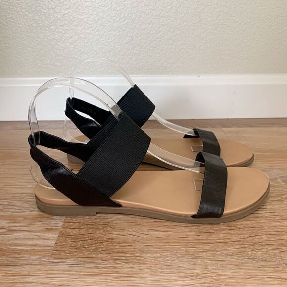 Steve Madden Size 9.5 Darnell Black Sandals - Picture 2 of 11